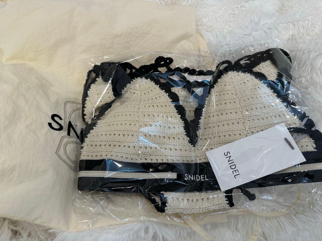 SNIDEL スナイデル　リュックセット　クロシェビキニ