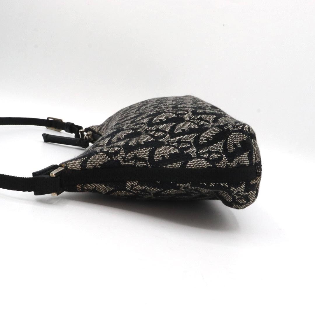 美品　クリスチャン　ディオール　トロッター　ハンドバッグ　ブラック