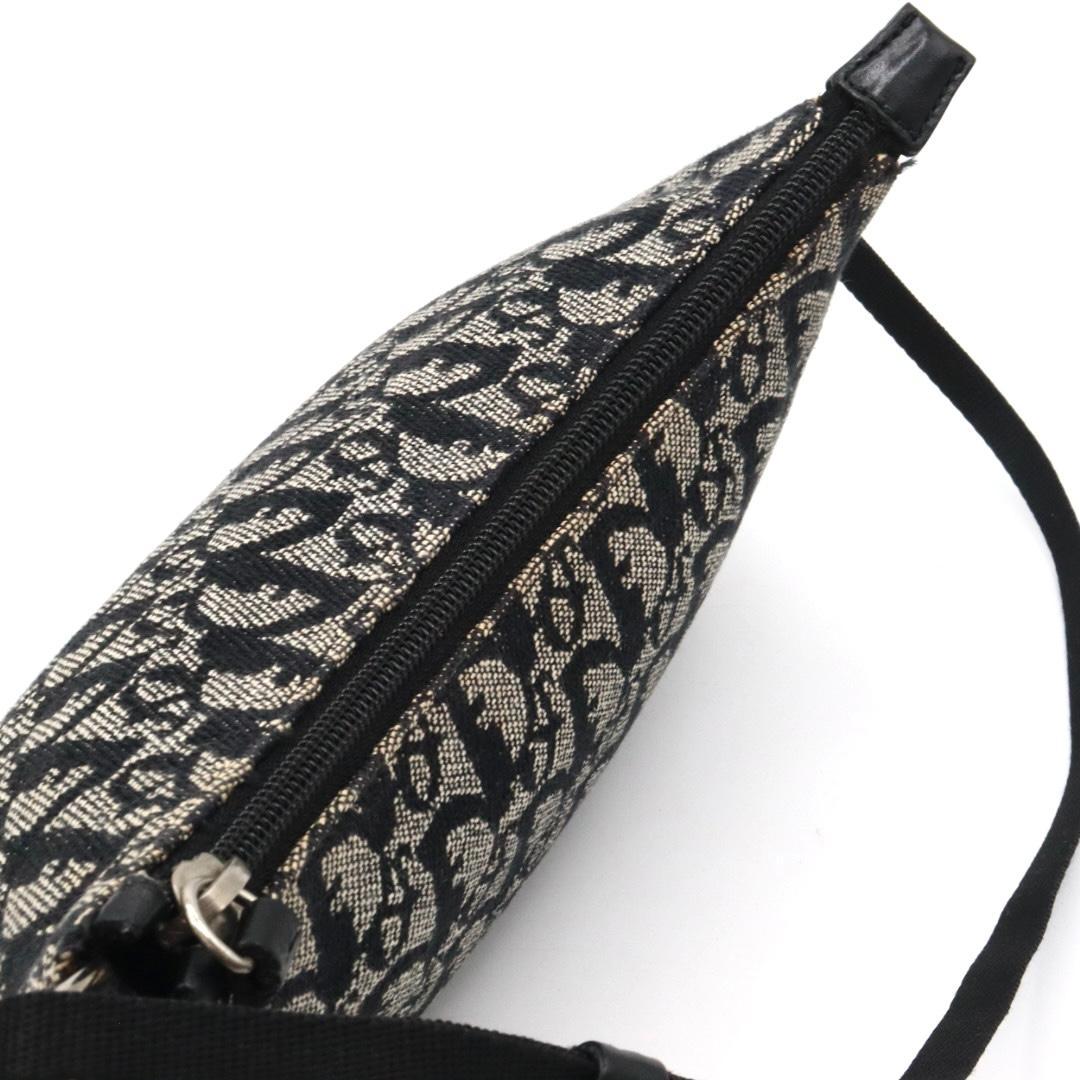 美品　クリスチャン　ディオール　トロッター　ハンドバッグ　ブラック