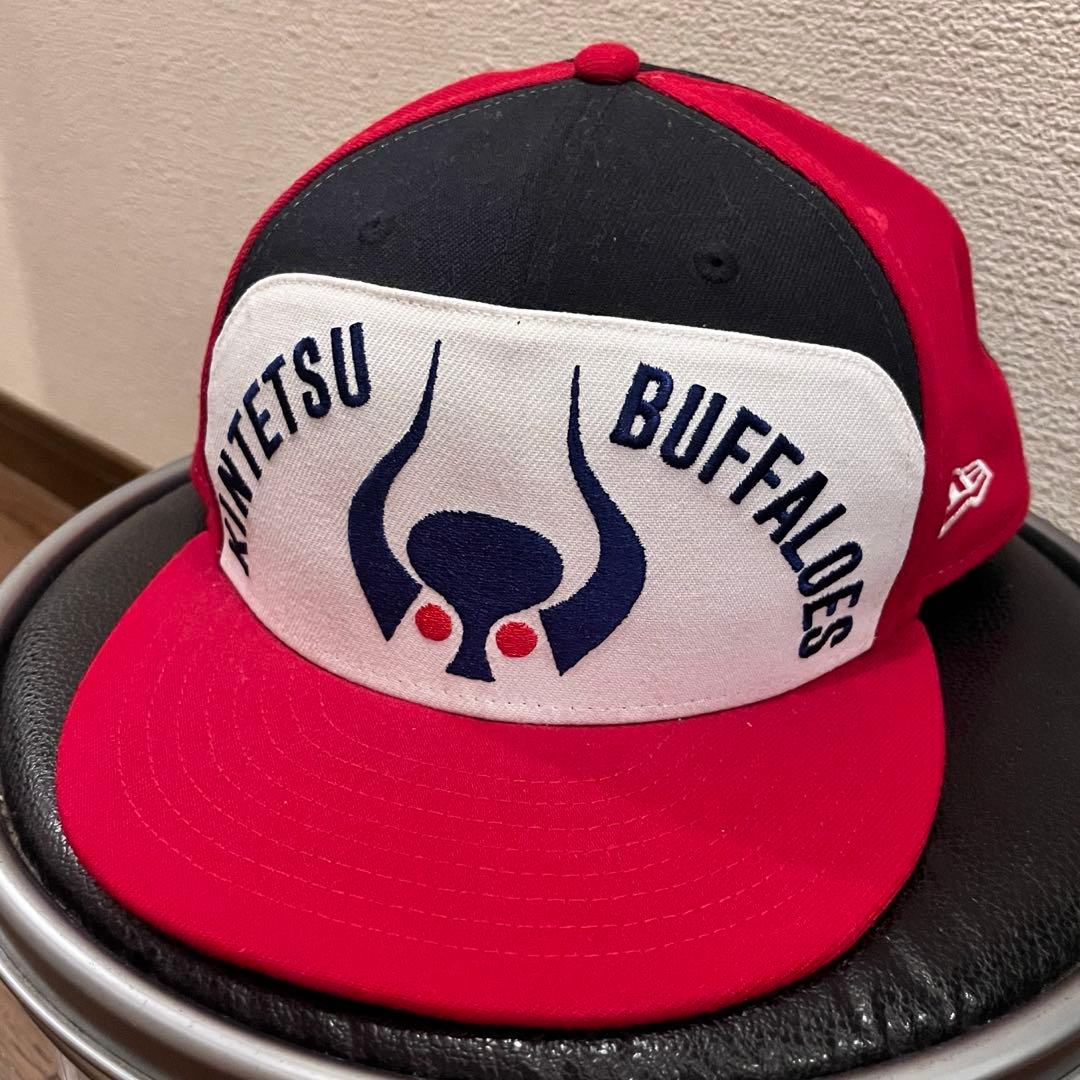 美品 NEWERA 7 5/8 60.6cm 大阪 近鉄 バファローズ 岡本太郎