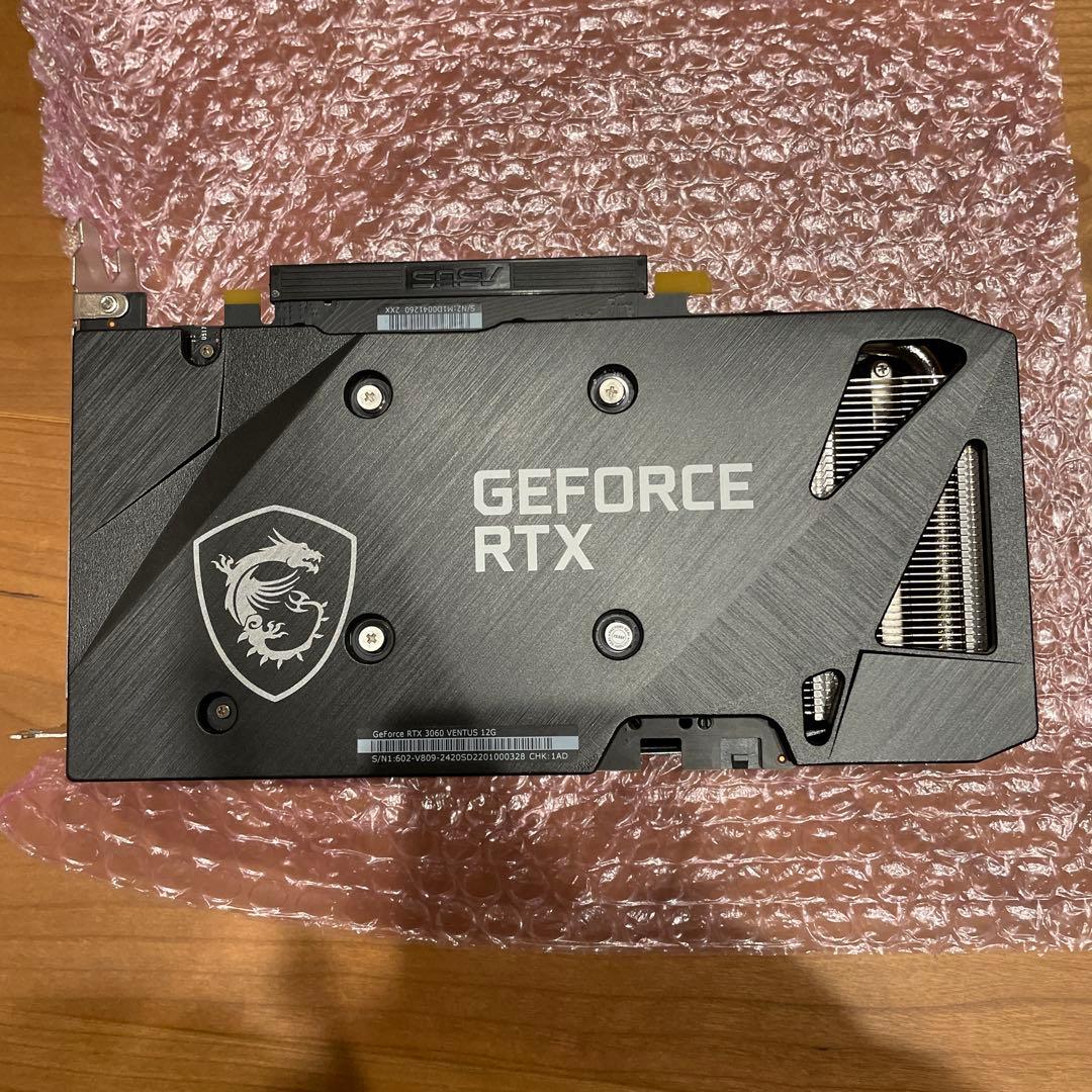 グラフィックボード・グラボ・ビデオカード MSI GeForce RTX 3060 VENTUS 12G