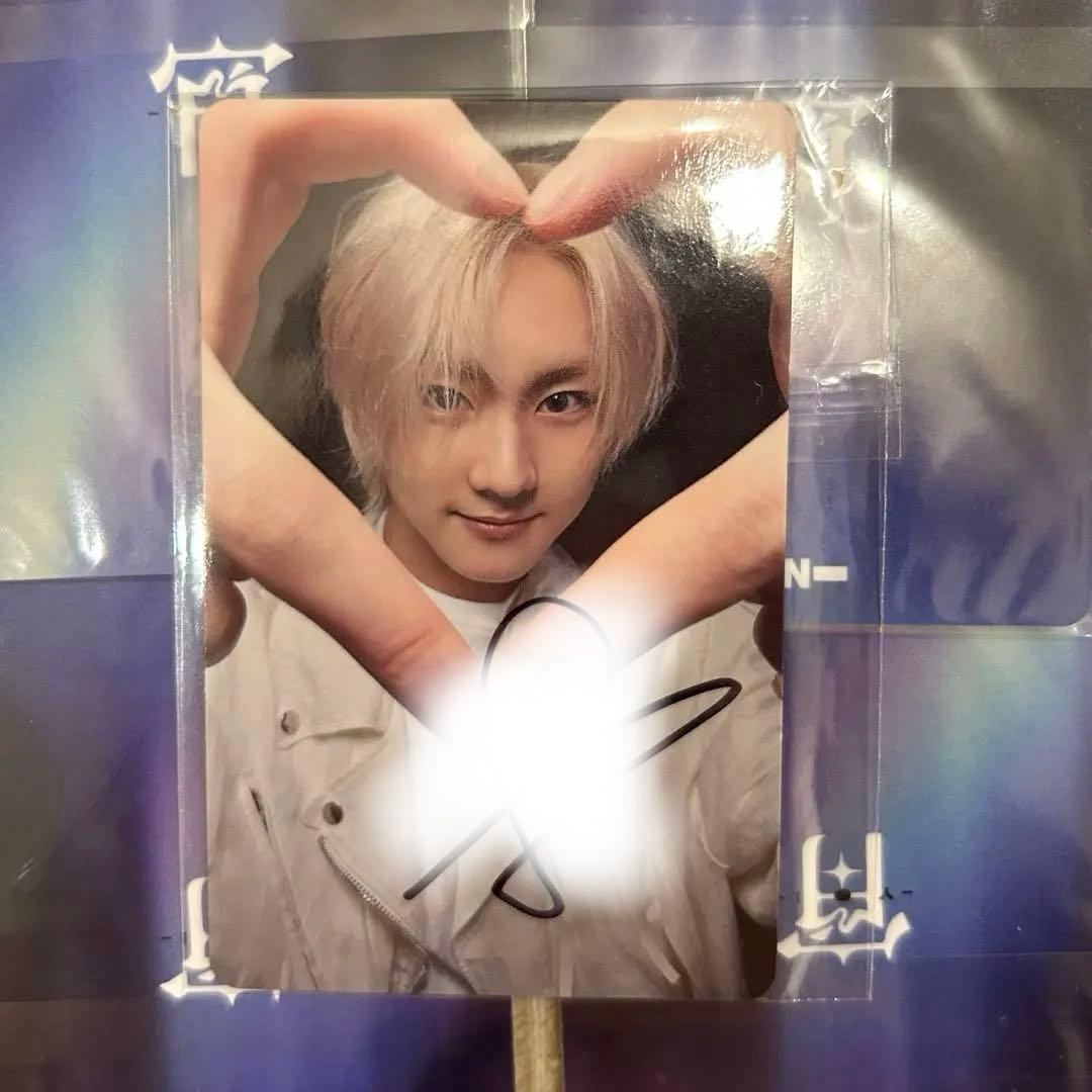 enhypen 宵 ジョンウォン サイン ハートトレカ