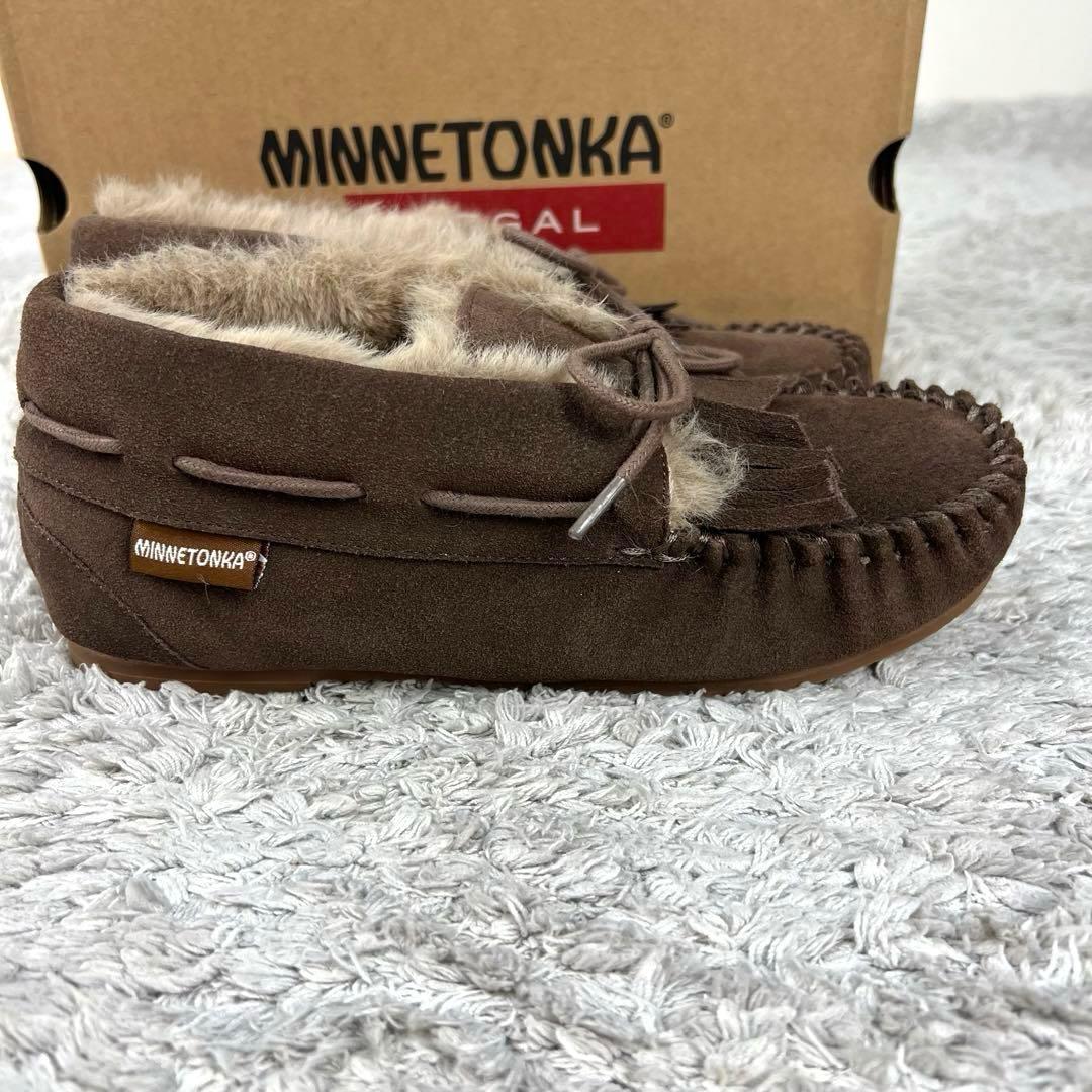 REGAL x MINETONKA シューズ M ブラウン ハイカットモカシン