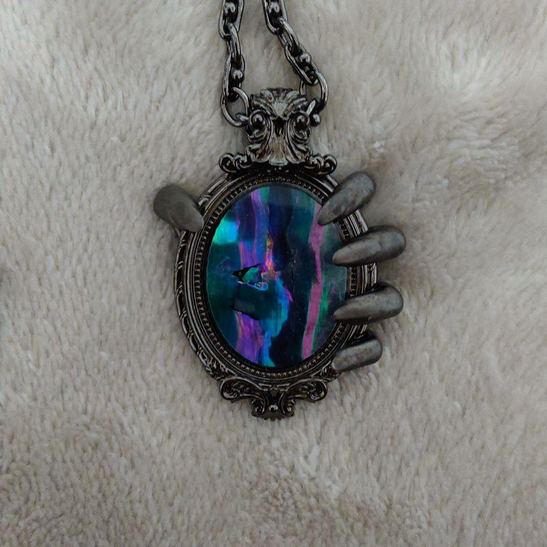 hazama 鏡よ鏡のネックレス　black