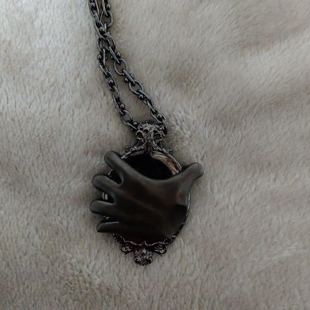 hazama 鏡よ鏡のネックレス　black