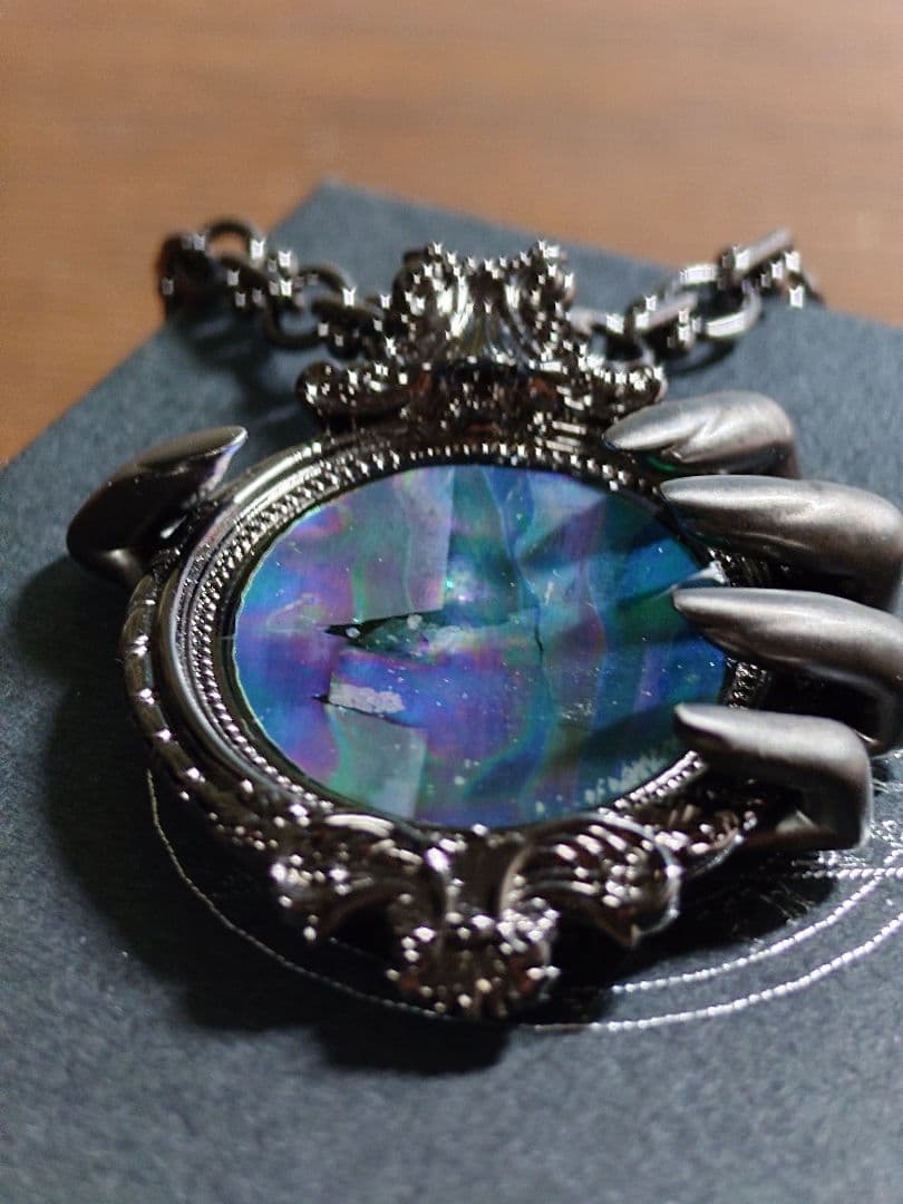 hazama 鏡よ鏡のネックレス　black