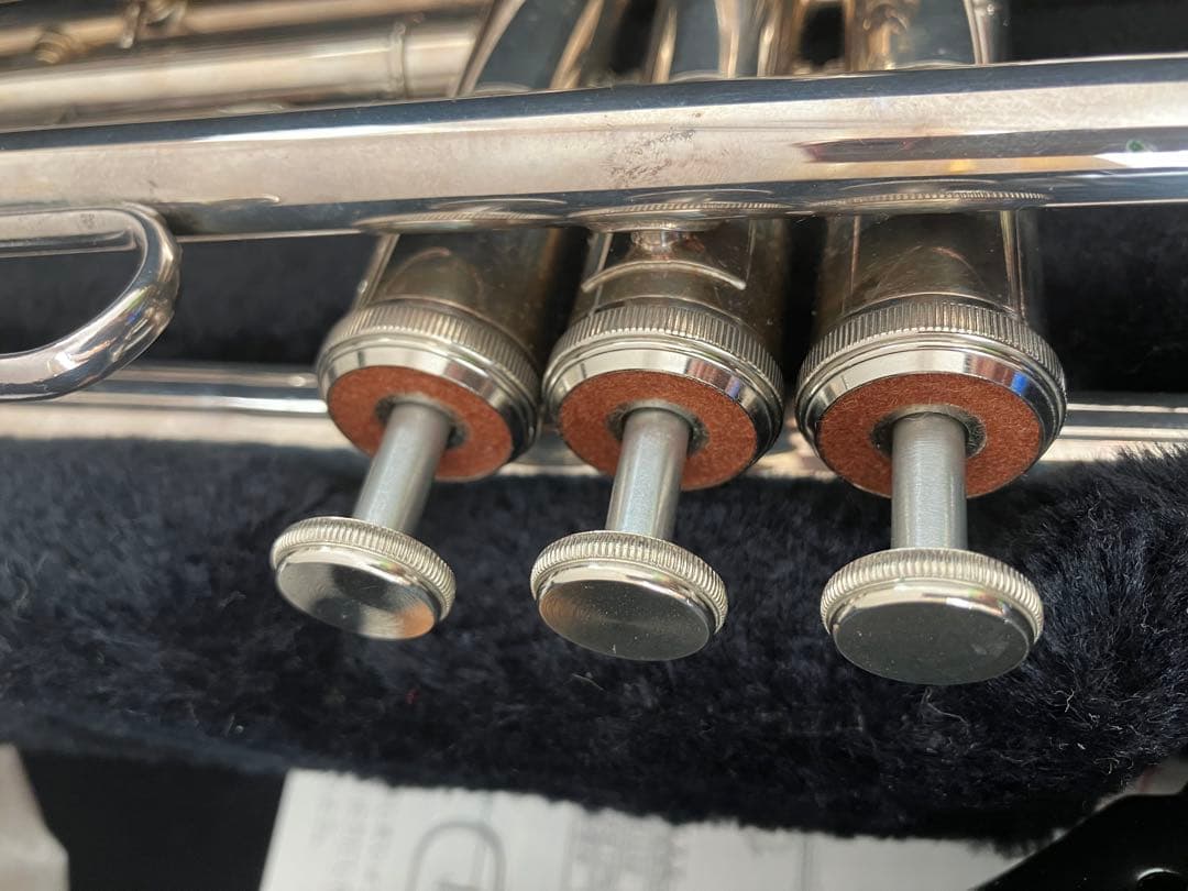 YAMAHA トランペット YTR1320 シルバー 〈ケース、付属品あり〉