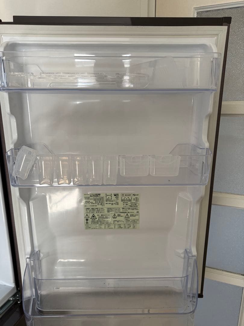 シャープ　上下二段式冷蔵庫