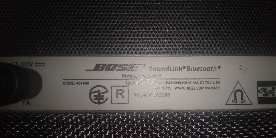 Bose SoundLink Mobile speaker II 通電動作確認済