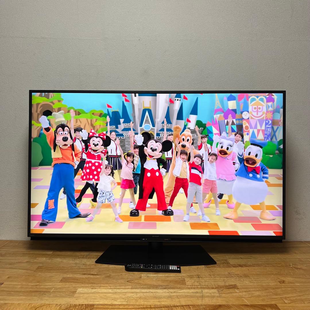 シャープ 55V型 4K液晶テレビ AQUOS 4T-C55EN1 動画アプリ○