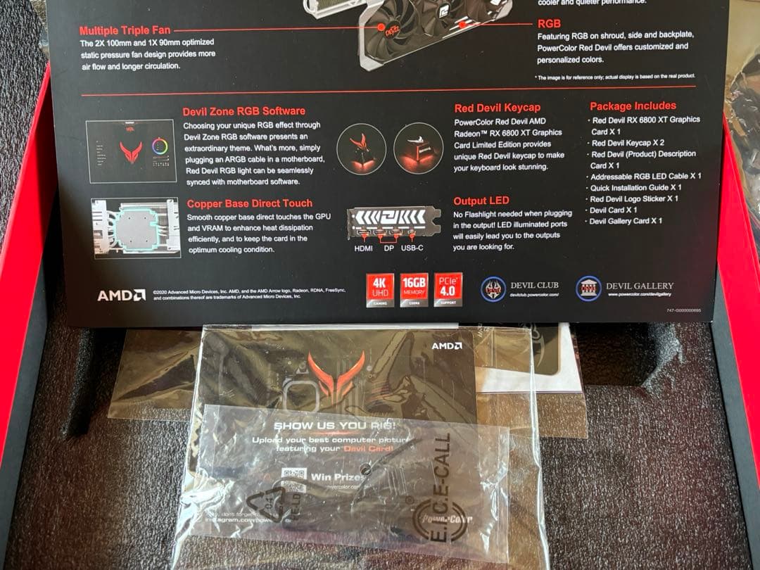 ジャンクPOWERCOLOR Radeon RX 6800XT 16G