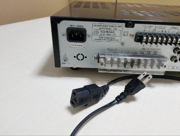 TOA A-1803 PA アンプ A-1803 PA AMPLIFIER