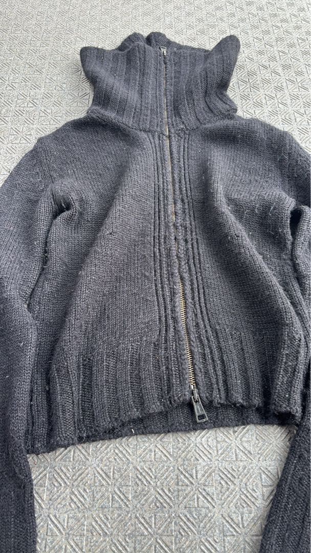 Ann demeulemeester ドライバーズニット　黒　アーカイブ