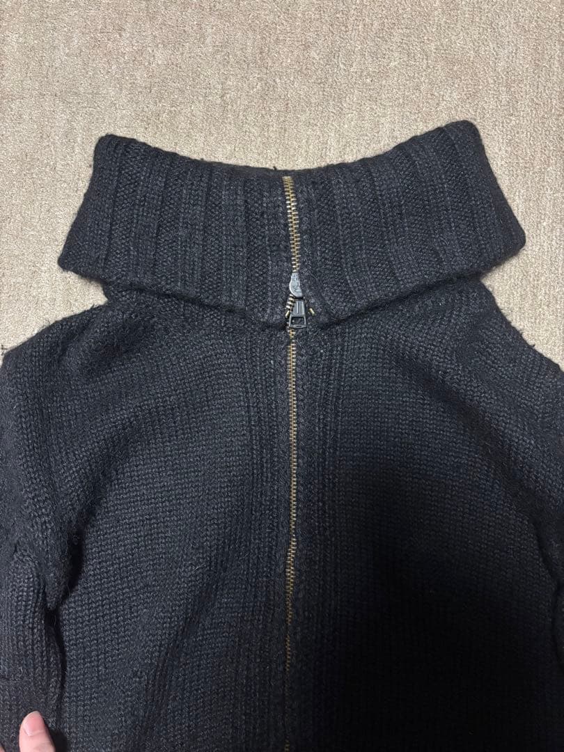 Ann demeulemeester ドライバーズニット　黒　アーカイブ