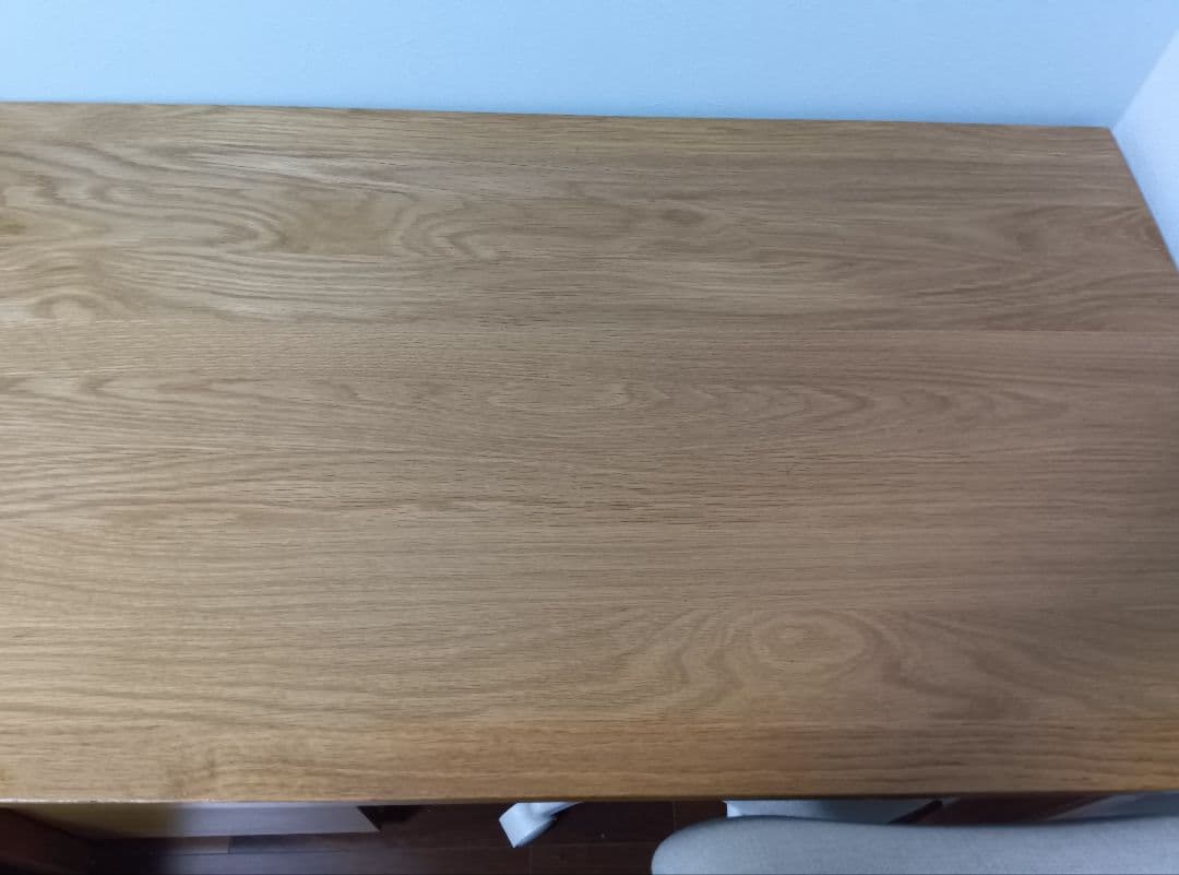 無印良品　デスク　学習机　オーク材