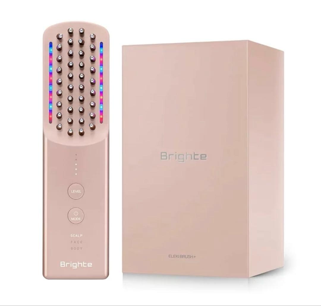 ブライトエレキブラシ　美顔器 ピンク