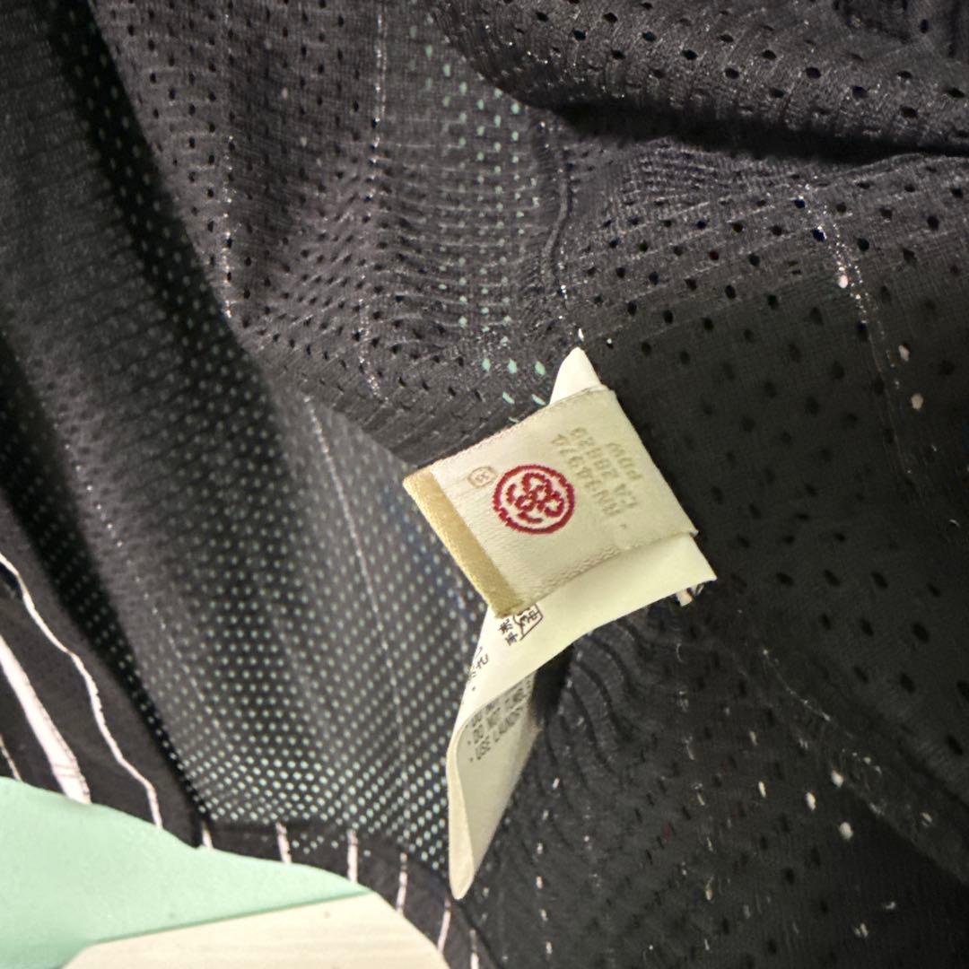 STUSSY ストライプ メッシュベースボールシャツ　ゲームシャツ