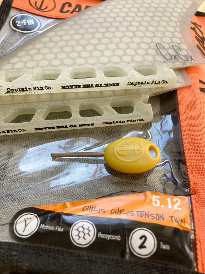 サーフィン・ボディボード Christenson TWIN Keel 5.12 Honeycomb RTM