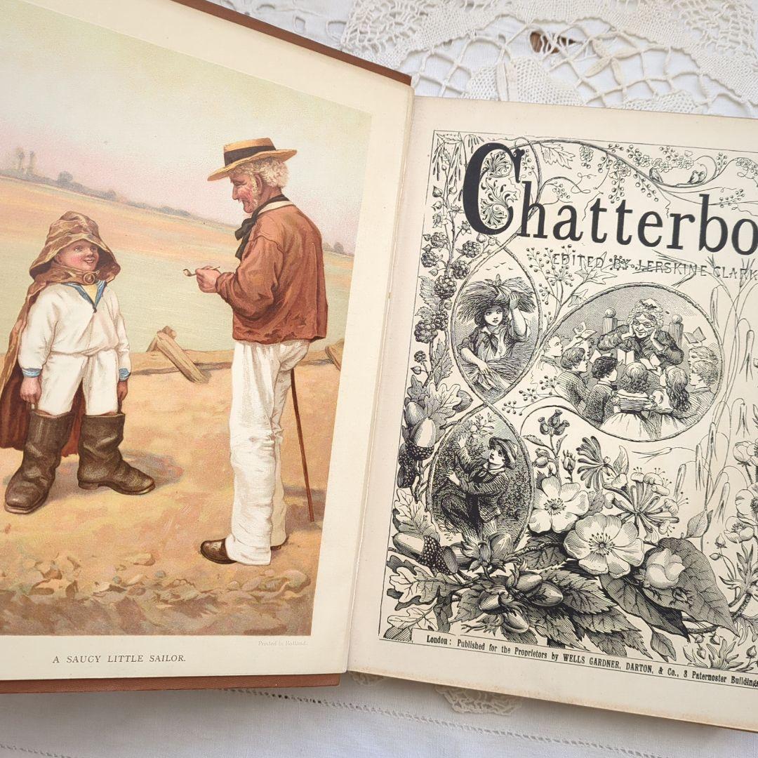 稀少1897アンティーク絵本 洋書 児童書 ヴィクトリアン ヴンテージ