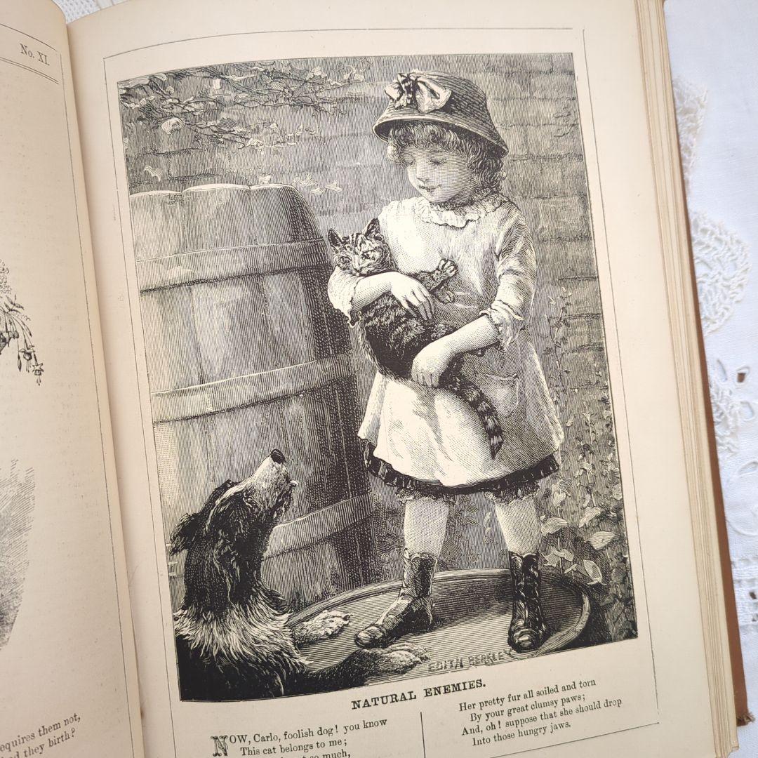 稀少1897アンティーク絵本 洋書 児童書 ヴィクトリアン ヴンテージ