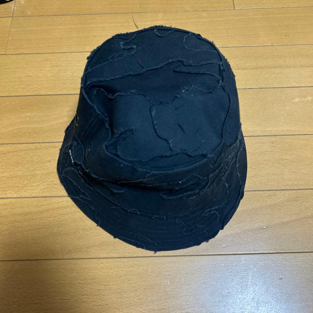 帽子 Supreme Layered Camo Crusher \"Black\" s/m