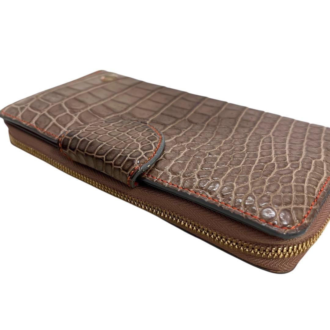 COVINILE チビナイル　クロコダイル　大容量　長財布　高級