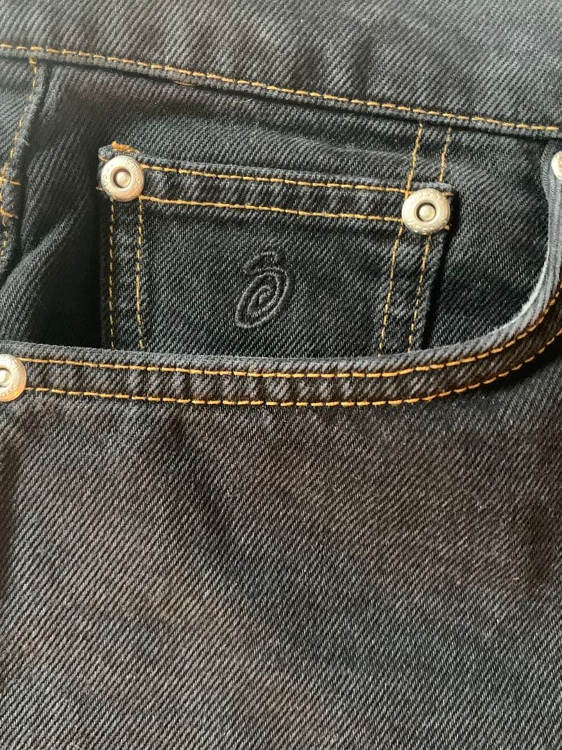 Stussy CLASSIC Jean ブラック 30インチ