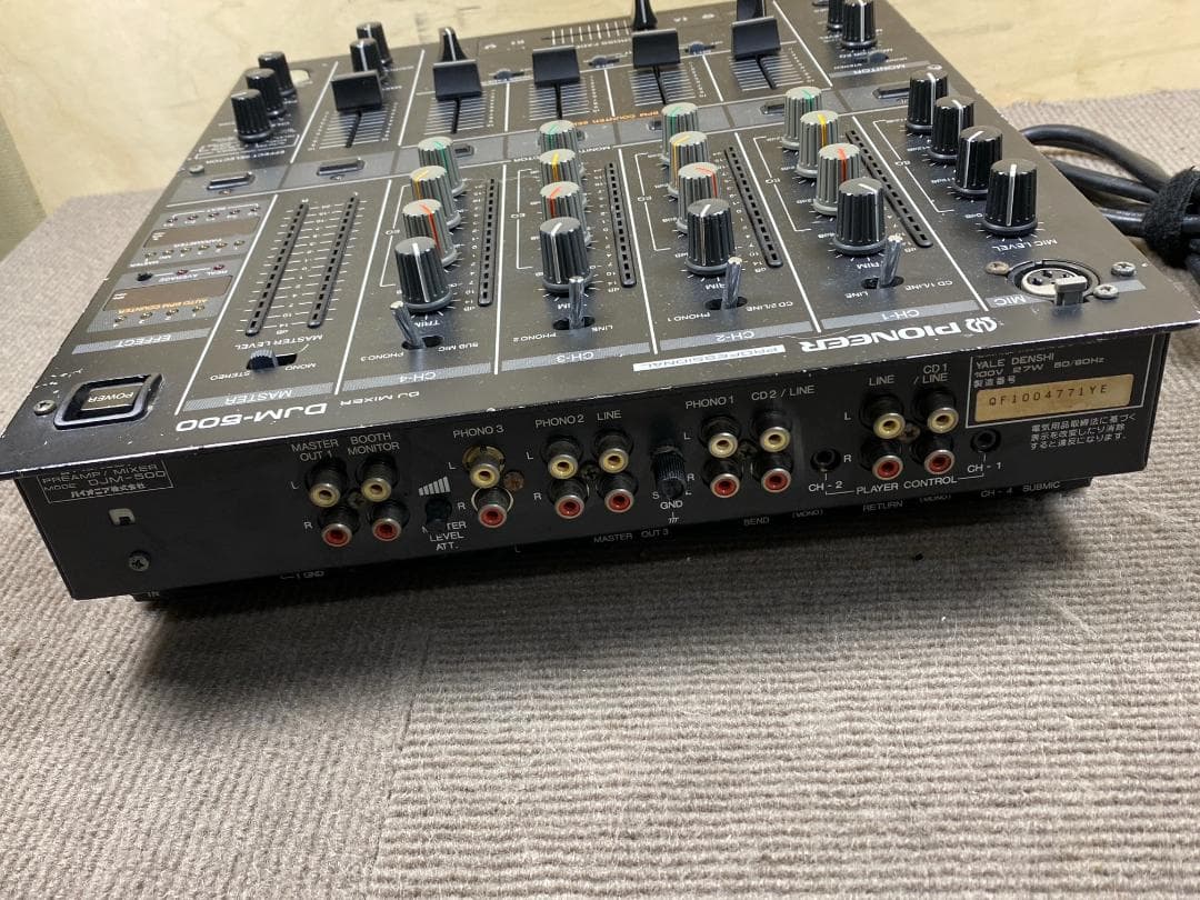 15 pioneer DJM-500 DJミキサー