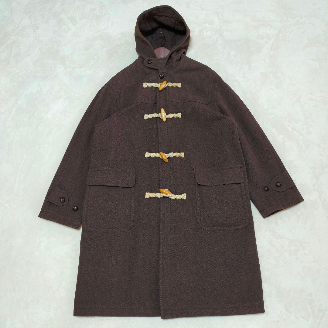 90S　CHAPS RALPH LAUREN　ヘリンボーン織　ダッフルコート