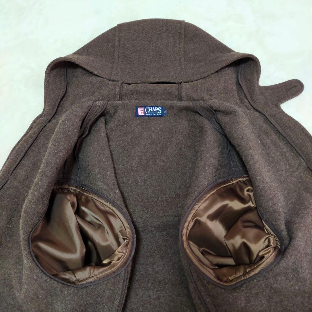90S　CHAPS RALPH LAUREN　ヘリンボーン織　ダッフルコート