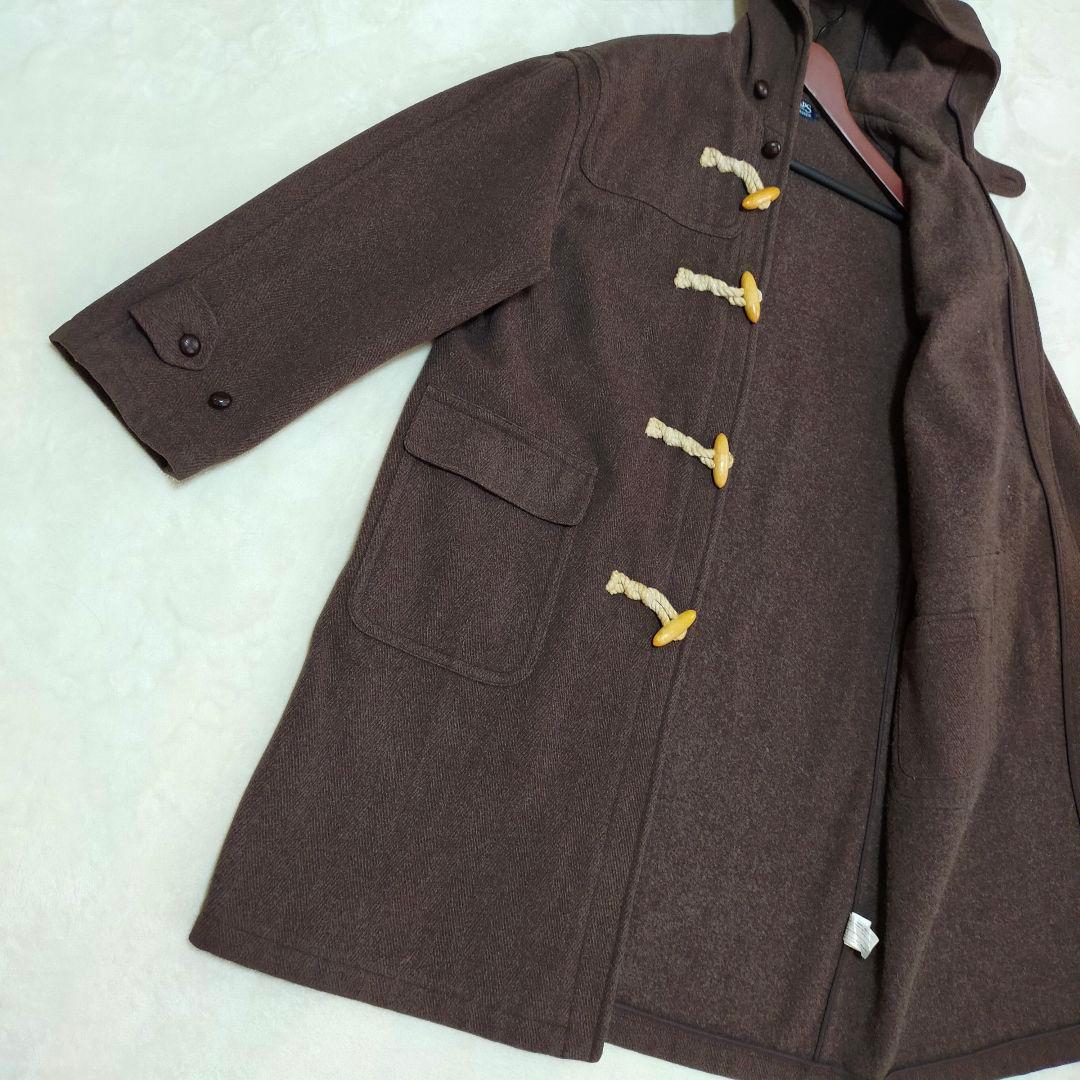 90S　CHAPS RALPH LAUREN　ヘリンボーン織　ダッフルコート