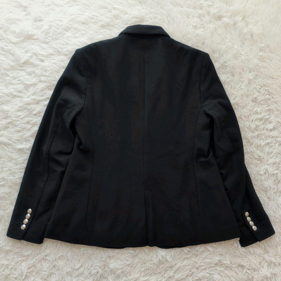 2024 ローレンラルフローレン ブリオンジャガードブレザー 銀ボタン 黒 L