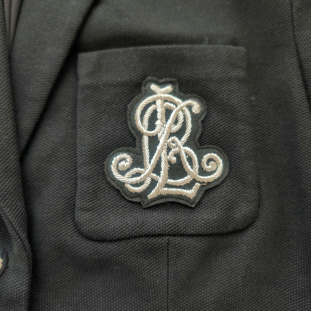 2024 ローレンラルフローレン ブリオンジャガードブレザー 銀ボタン 黒 L