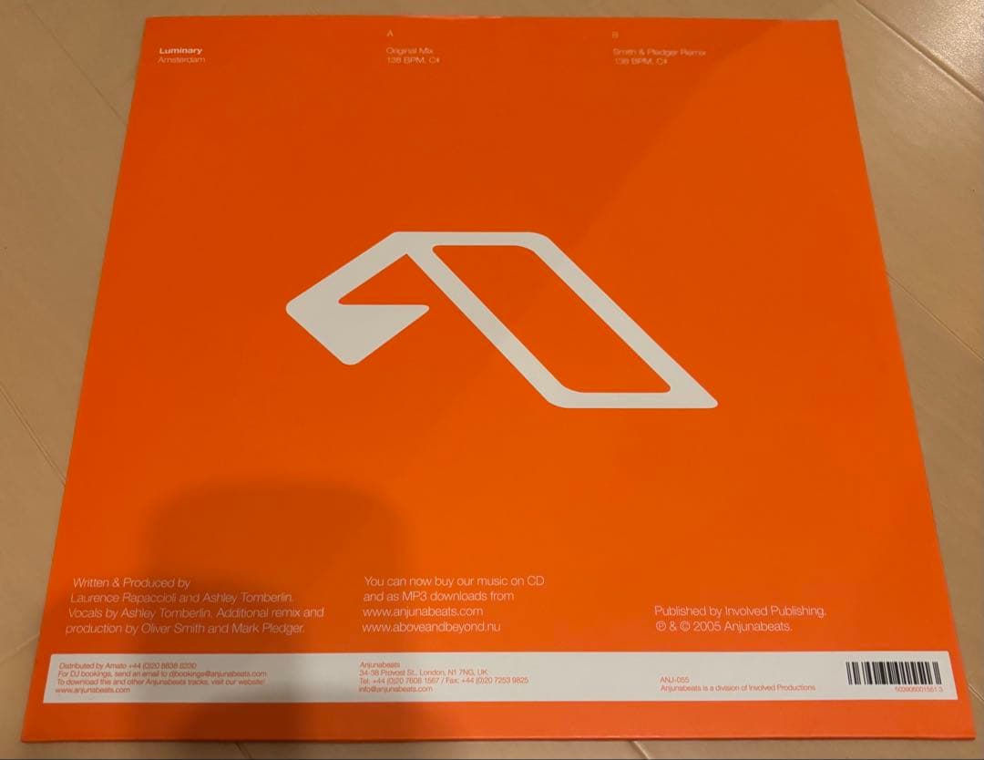 その他 Luminary / Amsterdam,anjunabeats,ANJ055