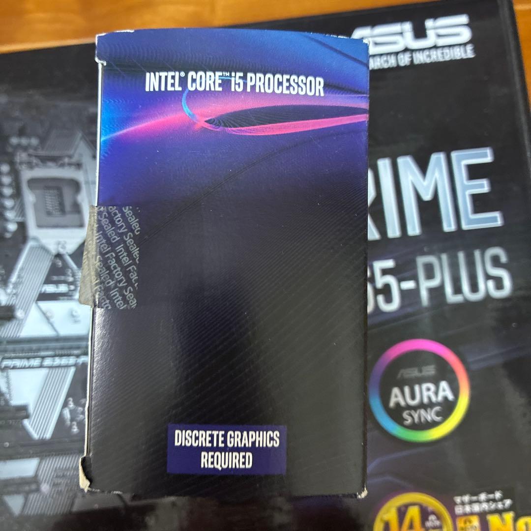 i5-9400F マザーボード付き(ASUS PRIME B365-plus)