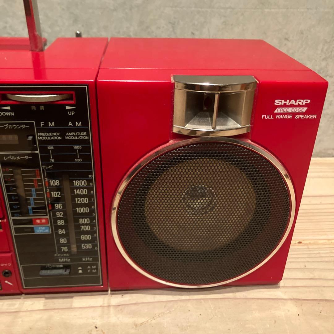 SHARP QT-88 MK Ⅱ　 ダブルラジカセ 昭和レトロ　希少　昭和家電