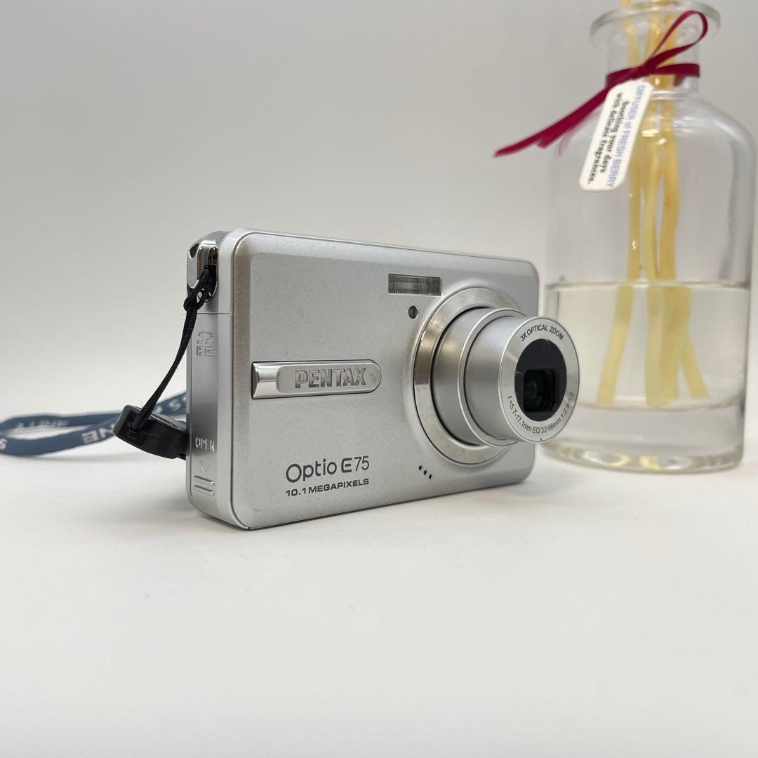 スマホ転送OK✨PENTAX Optio E75✨動作確認済 可愛いコンデジ♪
