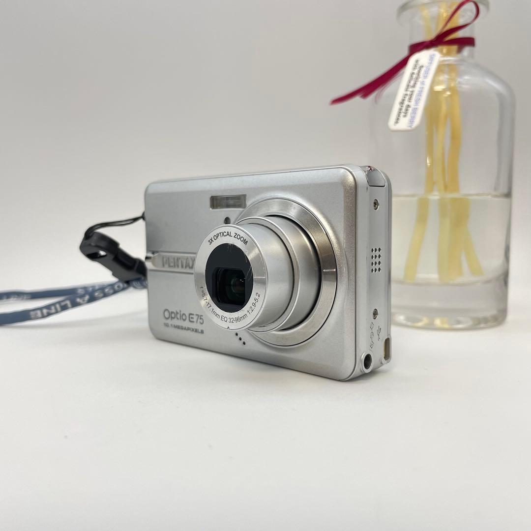 スマホ転送OK✨PENTAX Optio E75✨動作確認済 可愛いコンデジ♪