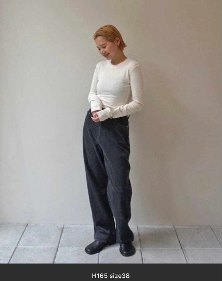 TODAYFUL Straight Corduroy Pants コーデュロイ