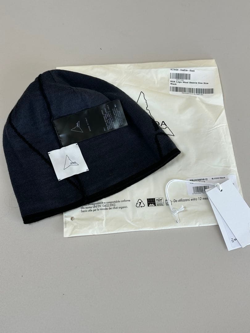 帽子 ROA Logo Wool Beanie