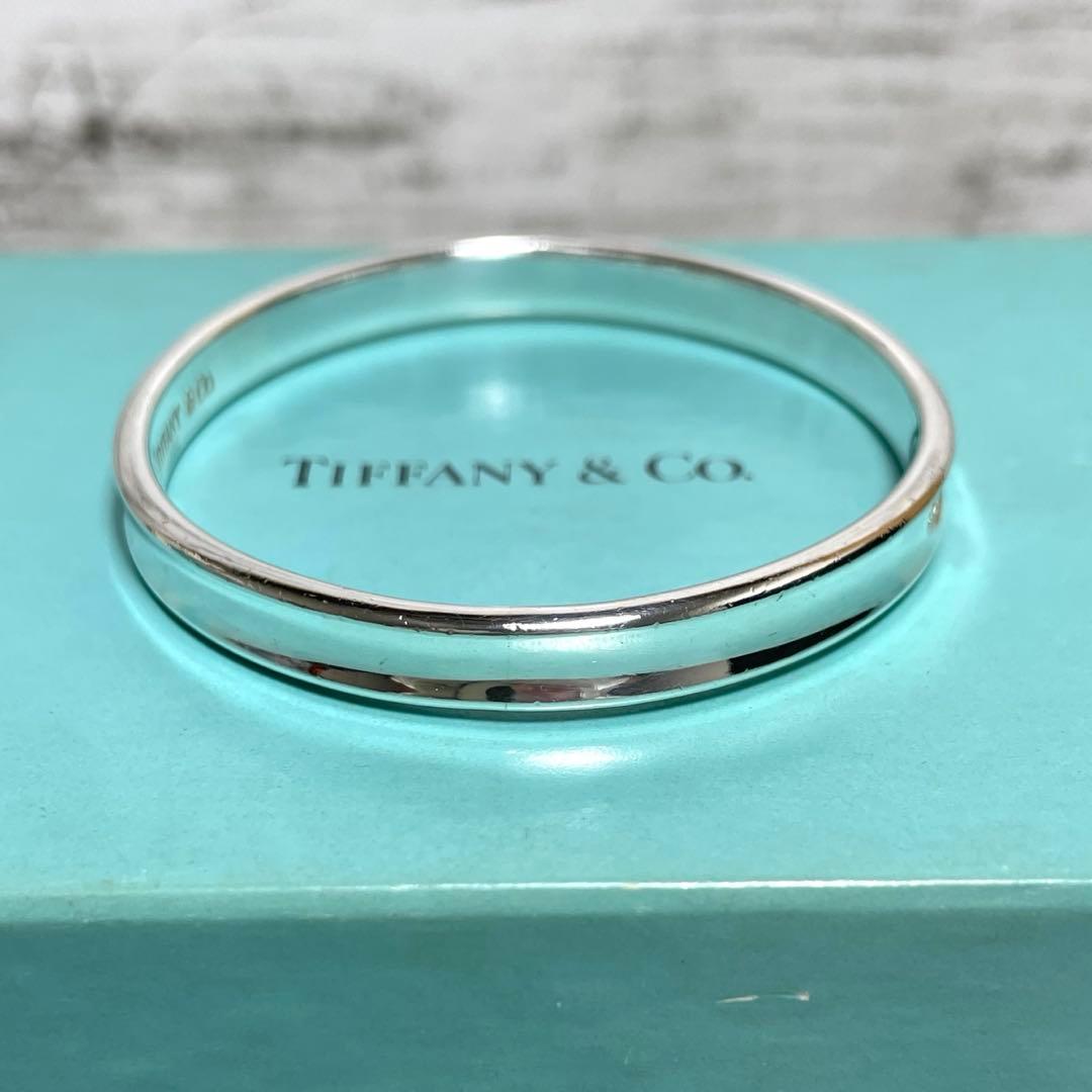 TIFFANY&Co.ティファニー　ナローバングル　箱、巾着袋セット　925
