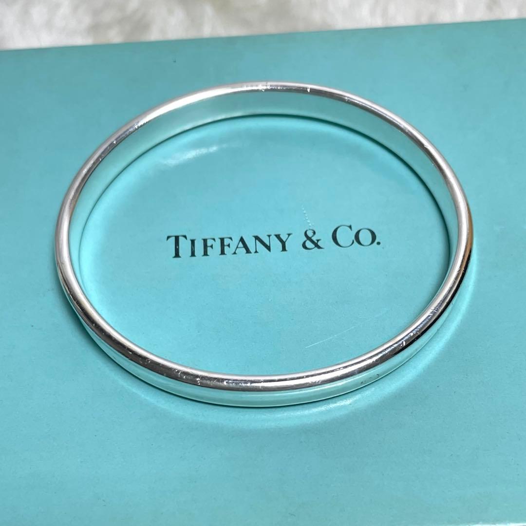 TIFFANY&Co.ティファニー　ナローバングル　箱、巾着袋セット　925