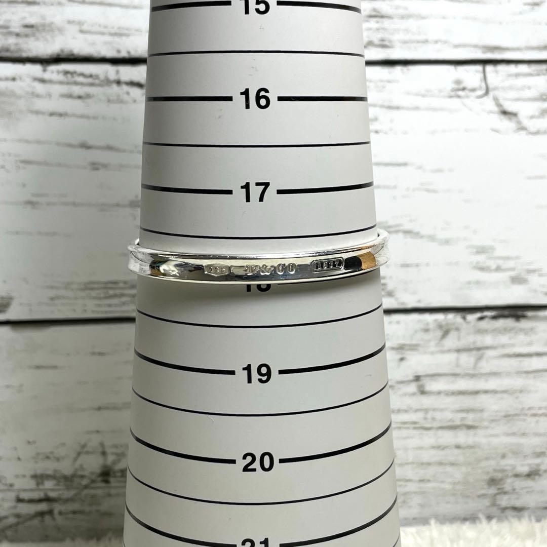 TIFFANY&Co.ティファニー　ナローバングル　箱、巾着袋セット　925