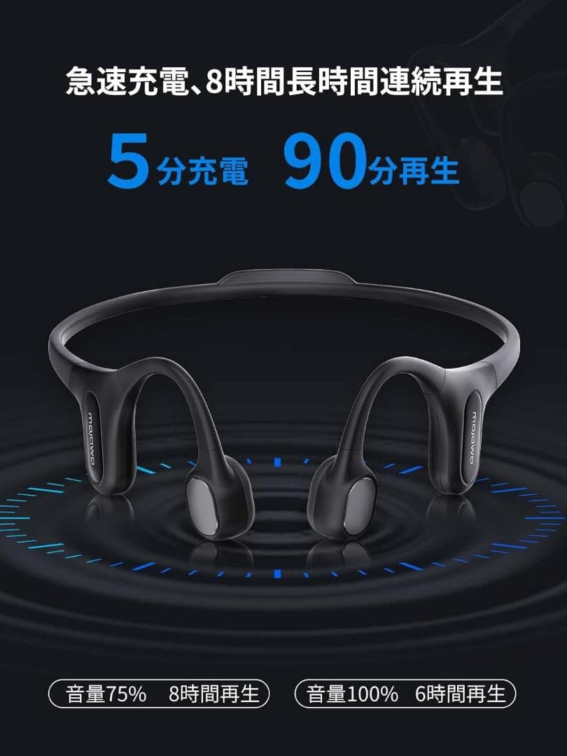 【日本初上陸】アスリート愛用Mojawa RunPlus 骨伝導イヤフォン