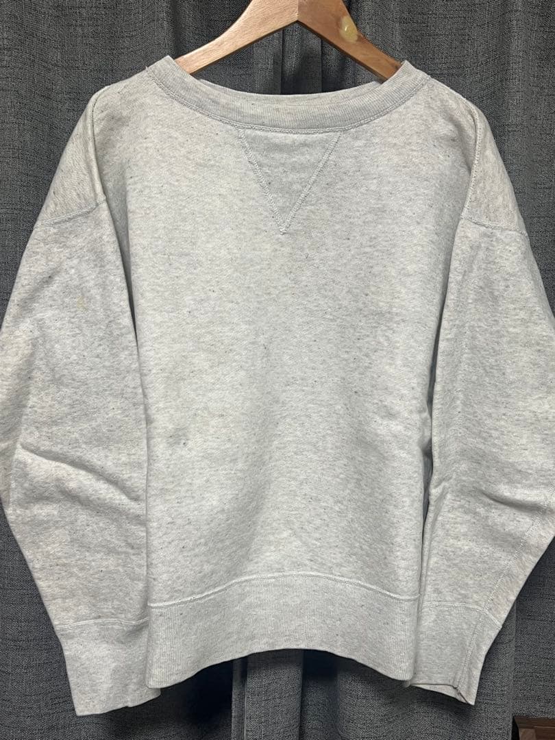 希少 50s 前V ヴィンテージ スウェット WINSTON グレー 染み込み