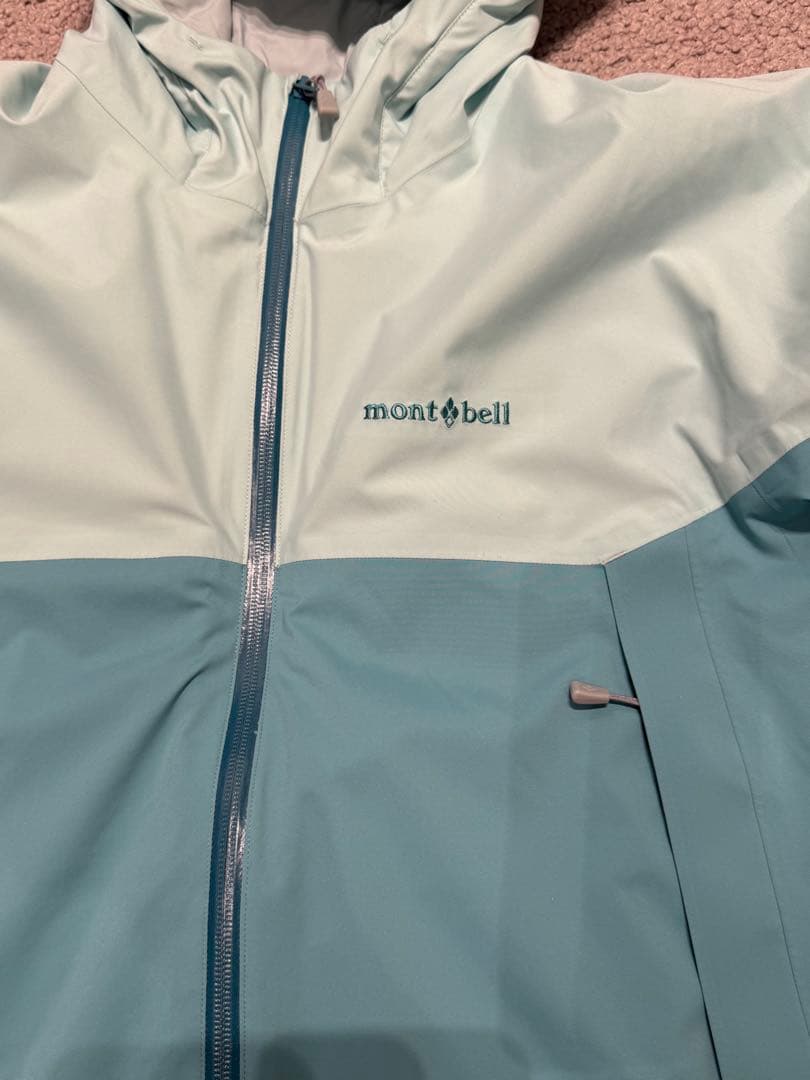 モンベル mont-bell 子ども用 スキーウェア 160 水色/黄色