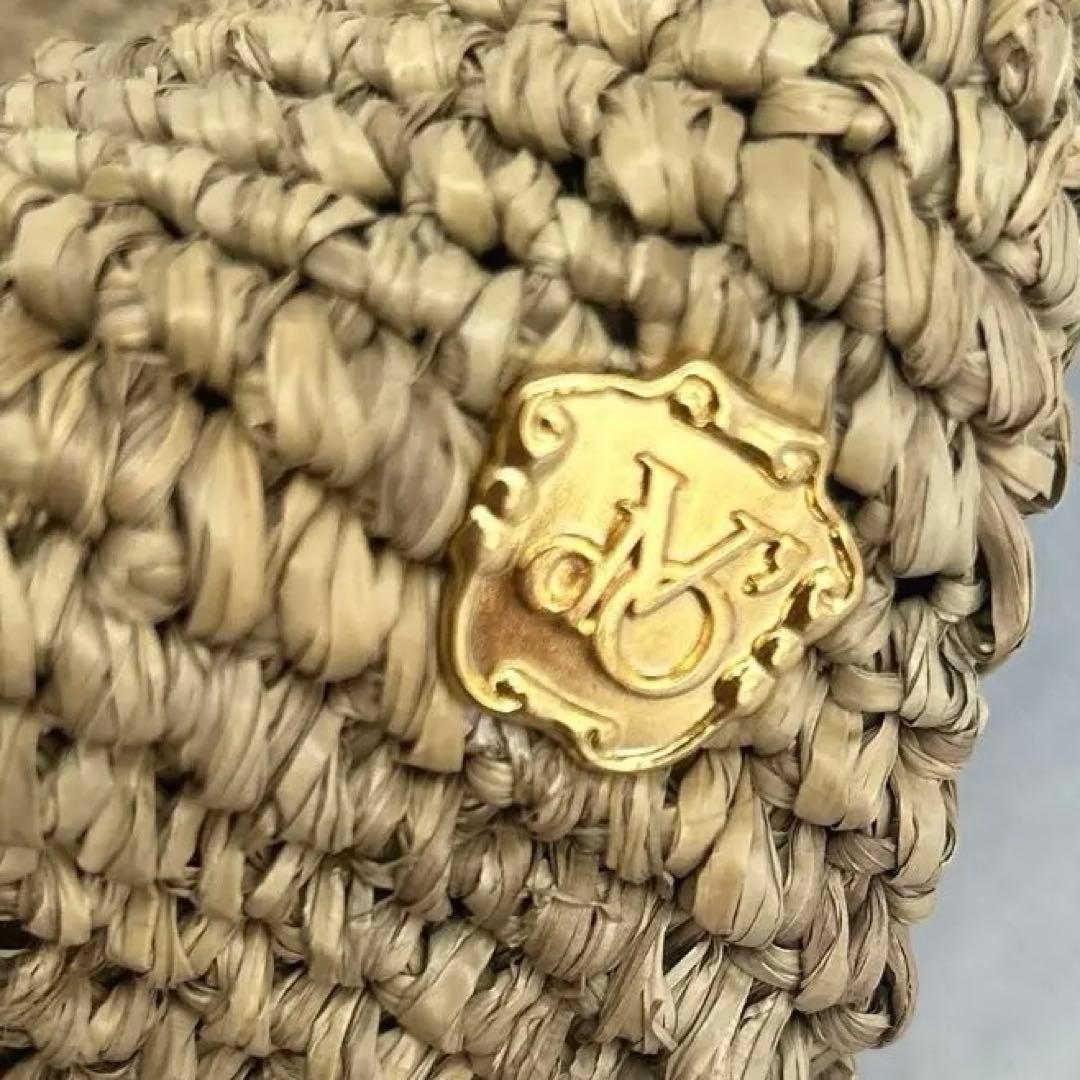 【真夏の大特価SALE！】ヴィオラドーロ　カゴバッグ　トートバッグ　タッセル