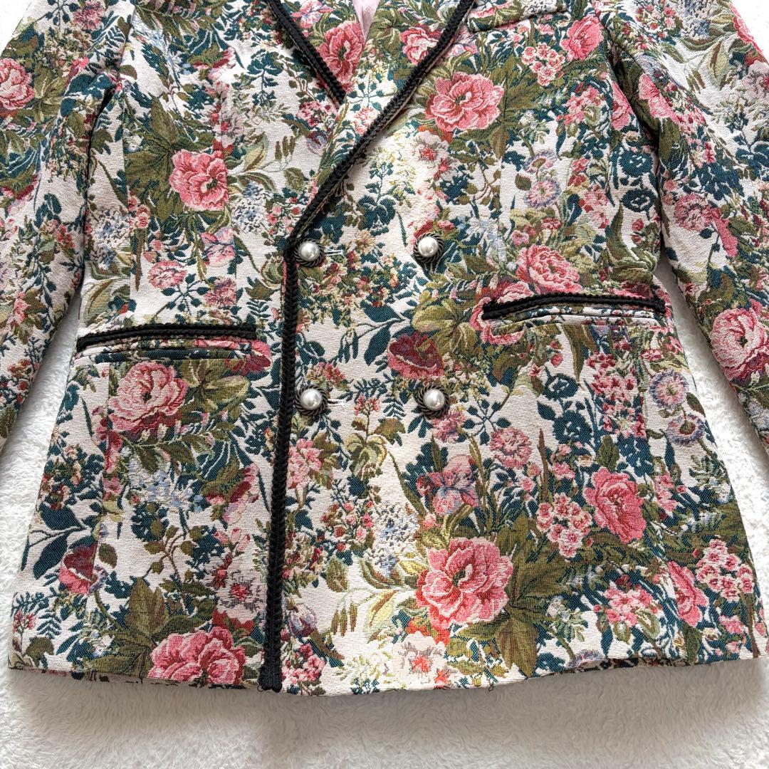 sister jane 花柄ジャガードジャケット ゴブラン