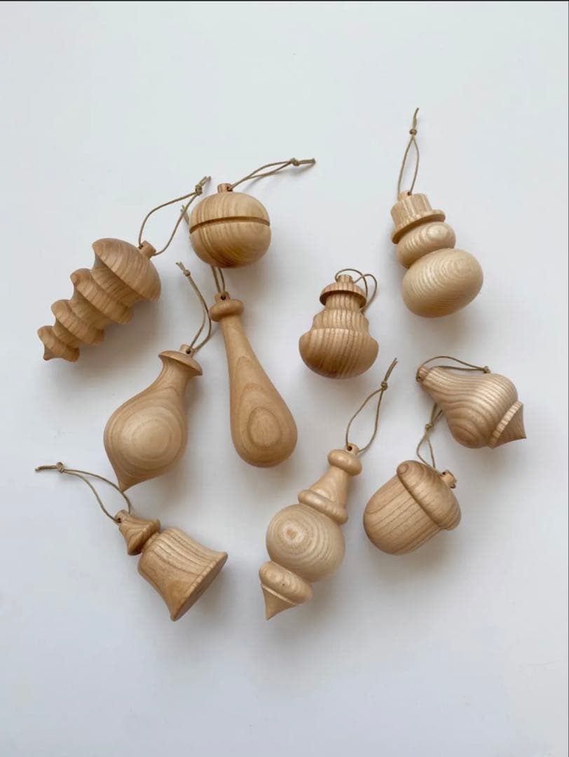 lemi toys 木製オーナメント 10点セット