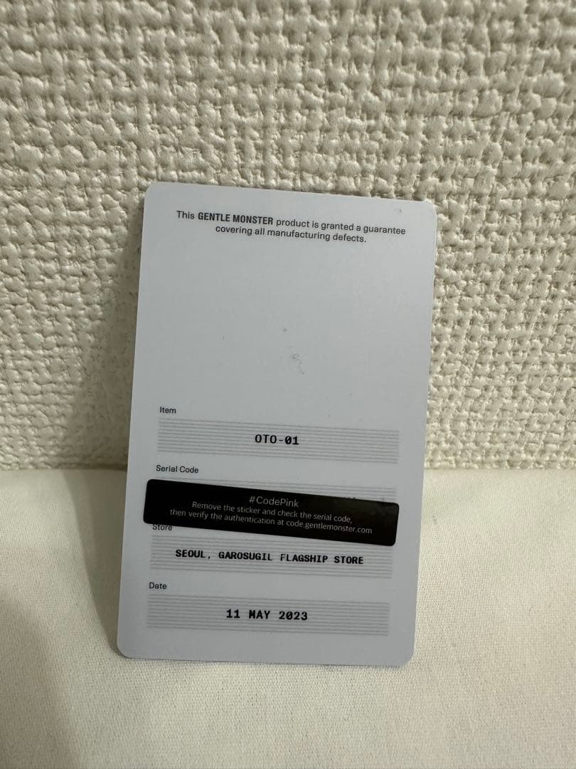 GENTLE MONSTER OTO 01 ブラック サングラス